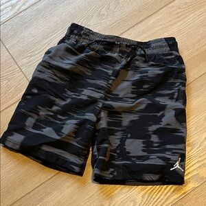 Jordan boys Black Camo Athletic Shorts